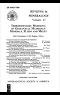 Thermodynamic modeling of geological materials: minerals, fluids and melts