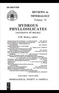 Hydrous phyllosilicates: (exclusive of micas)