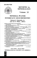 Mineral-water interface geochemistry