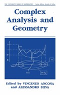 Complex analysis and geometry