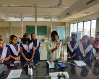 Demonstration at SPS lab by Saralasrita Mohanty